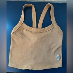 Free People Movement All Clear Solid Cami XS/S in Tan